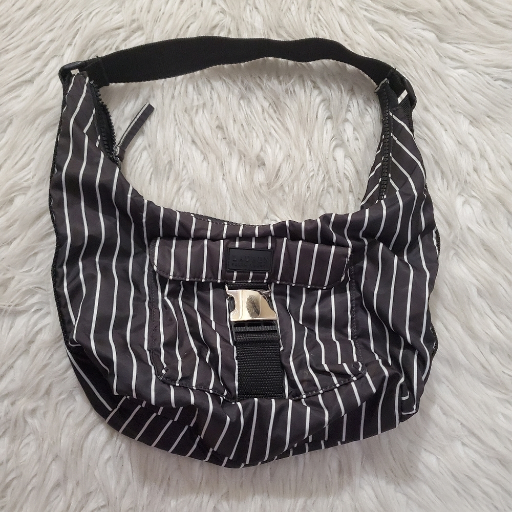 Lauren Ralph Lauren Striped Hobo Bag